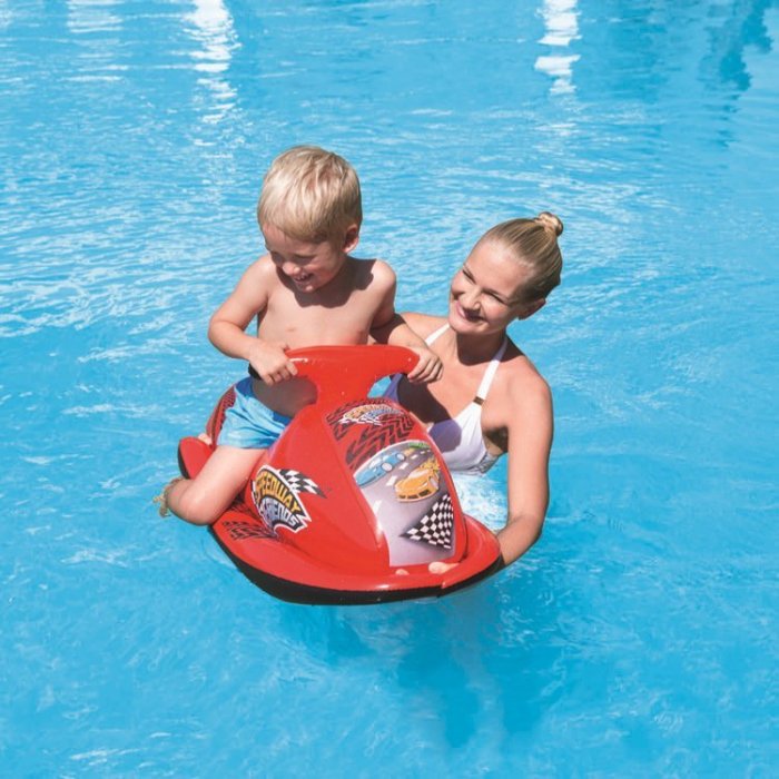 BESTWAY 41001兒童充氣水上座騎 泳池必備 夏日戲水 摩托車造型 安全無毒